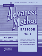 RUBANK ADVANCED METHOD #1 BASSOON cover
